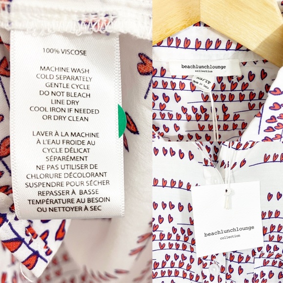 NEW Beachlunchlounge Alanna String Heart top - Picture 8 of 8